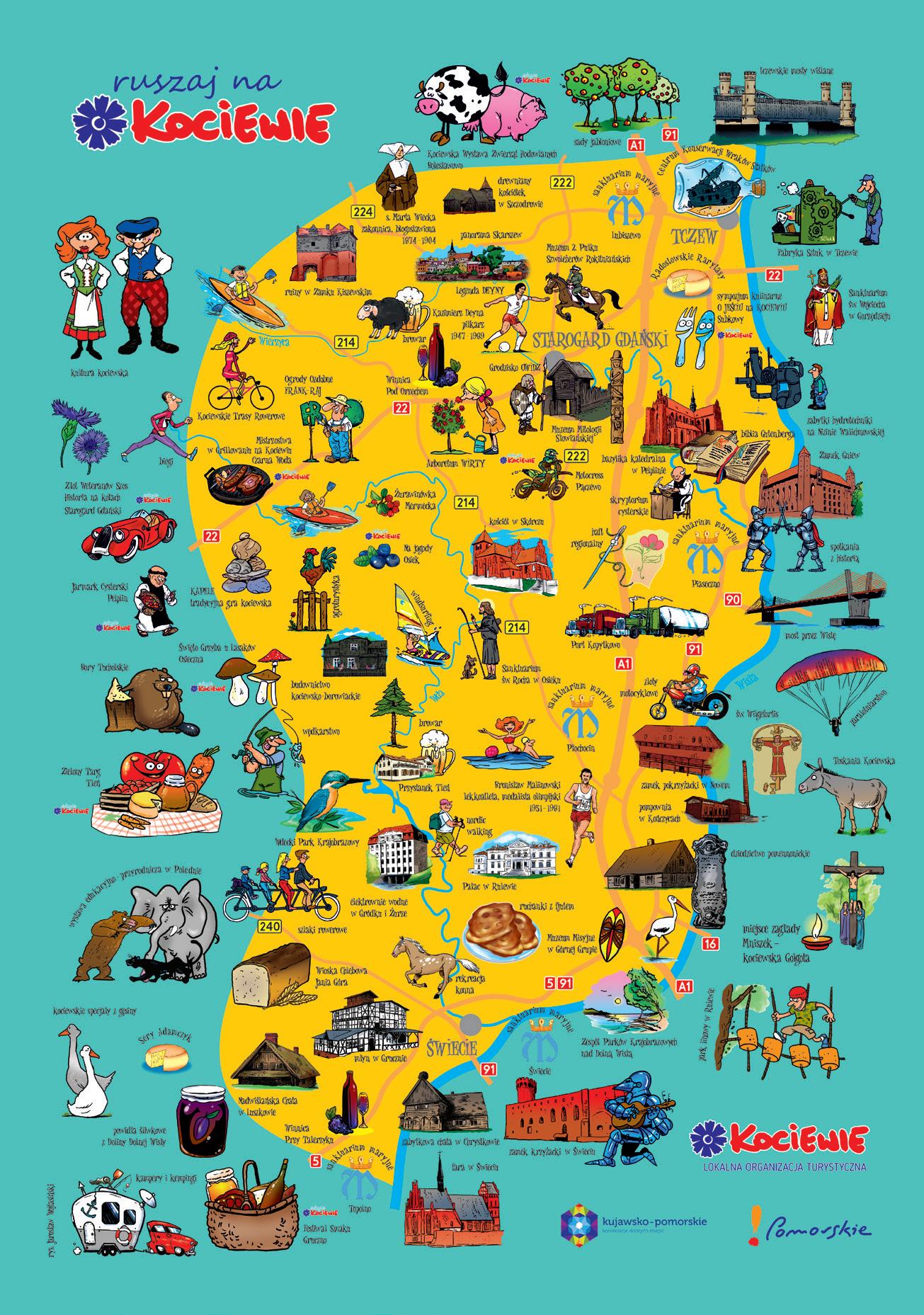 map akociewie
